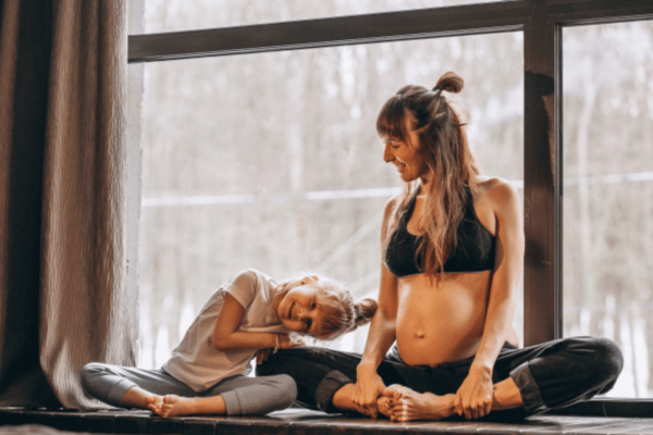 Yoga mère et fille